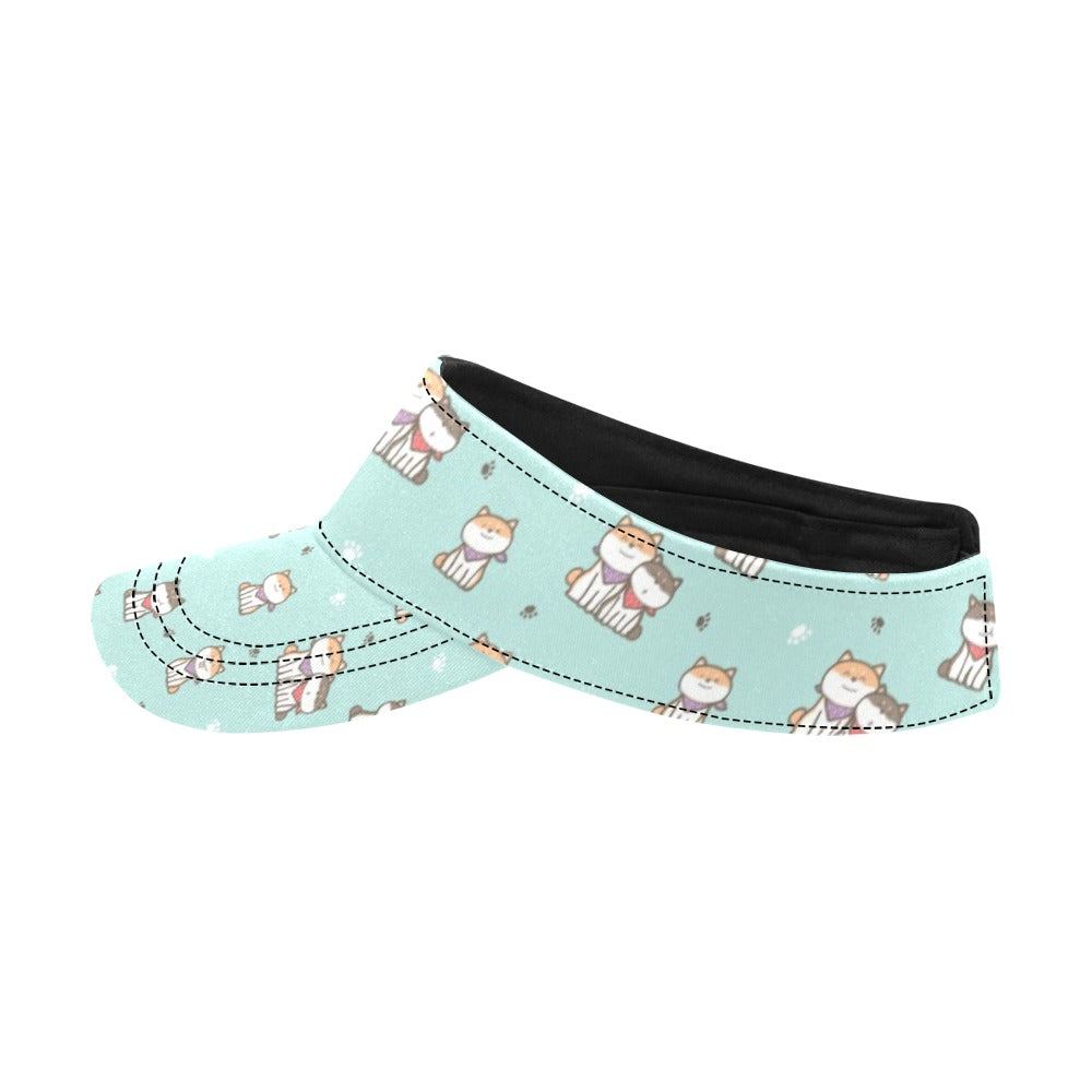 Shiba Inu Print Design LKS302 Unisex Sun Visor