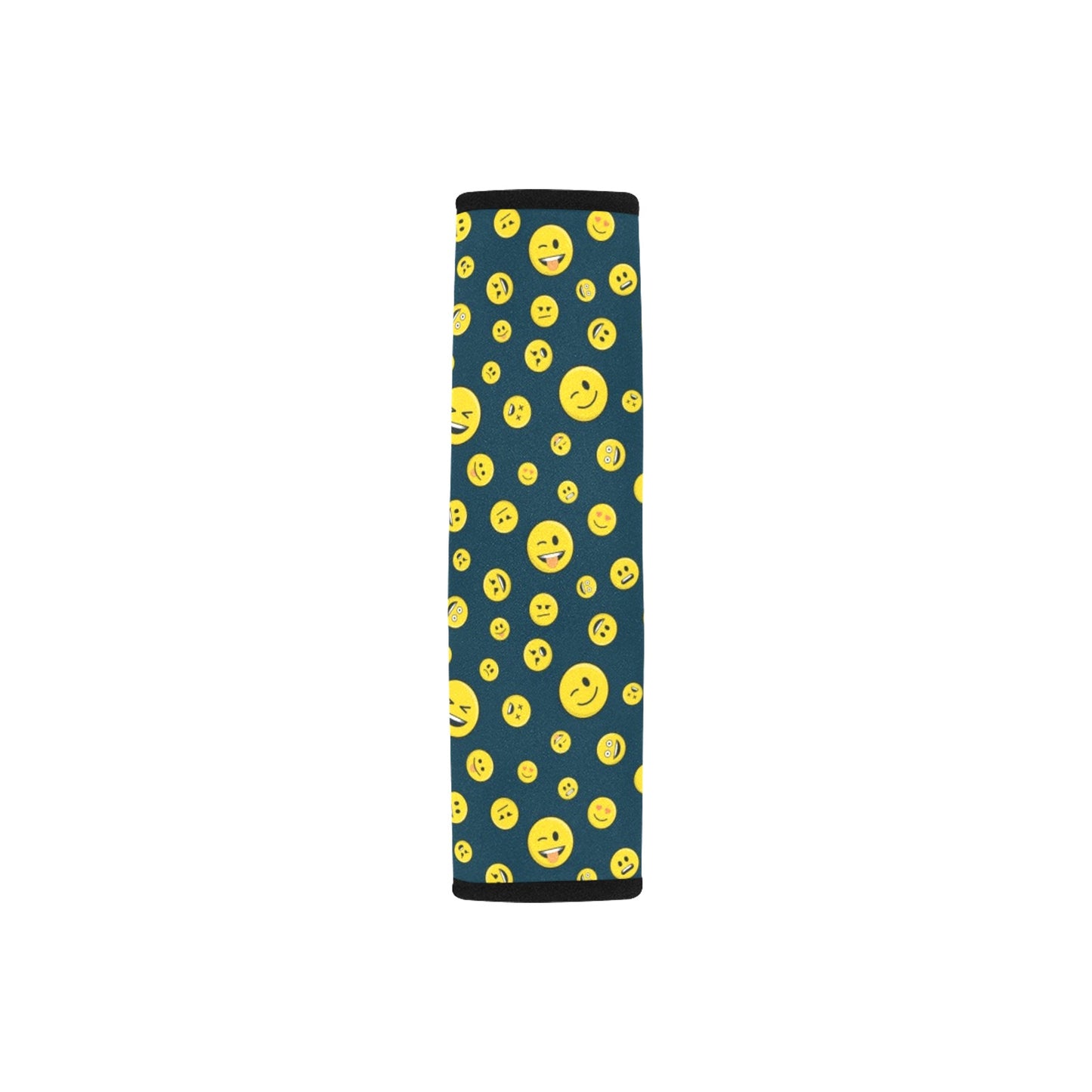 Smiley Face Emoji Print Design LKS301 Car Seat Belt Cover