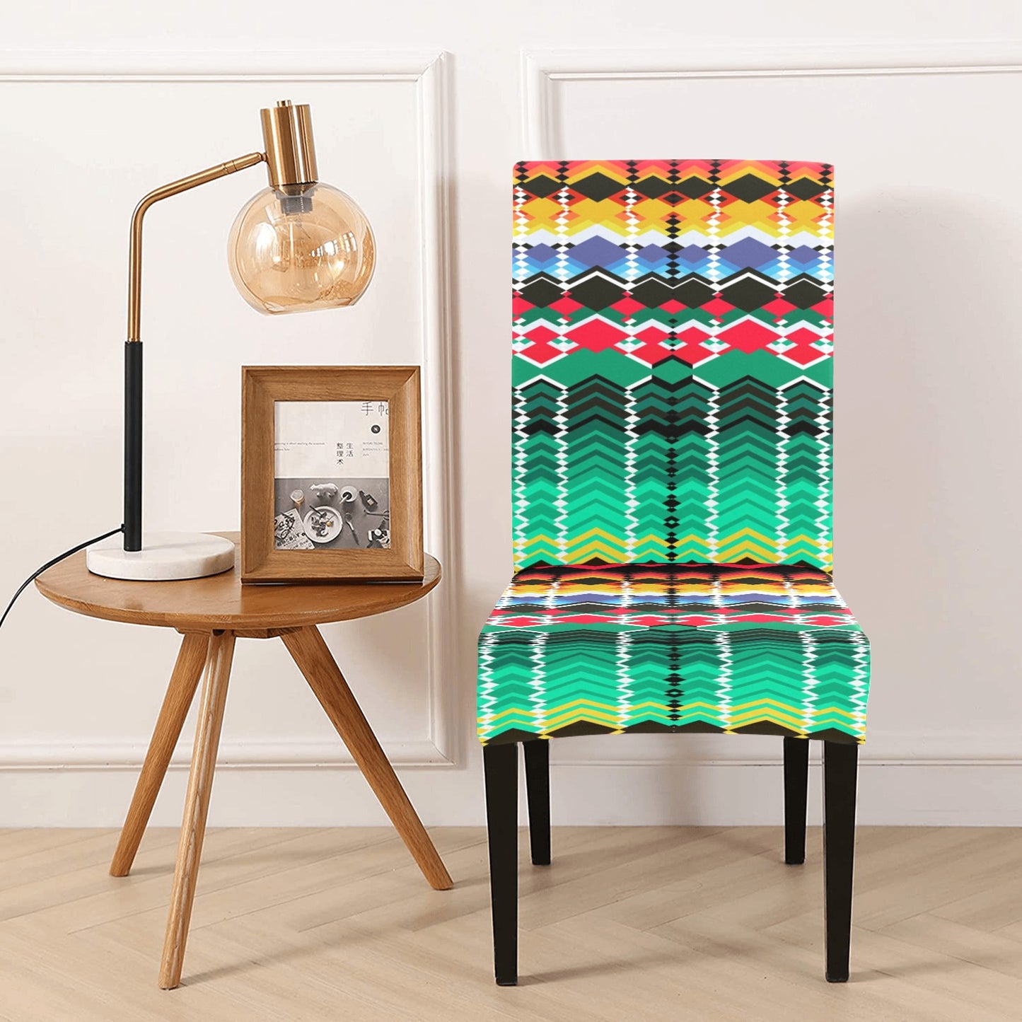 Serape Print Design LKS307 Dining Chair Slipcover