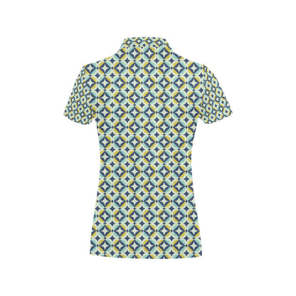 Swedish Design Pattern Women's Polo Shirt
