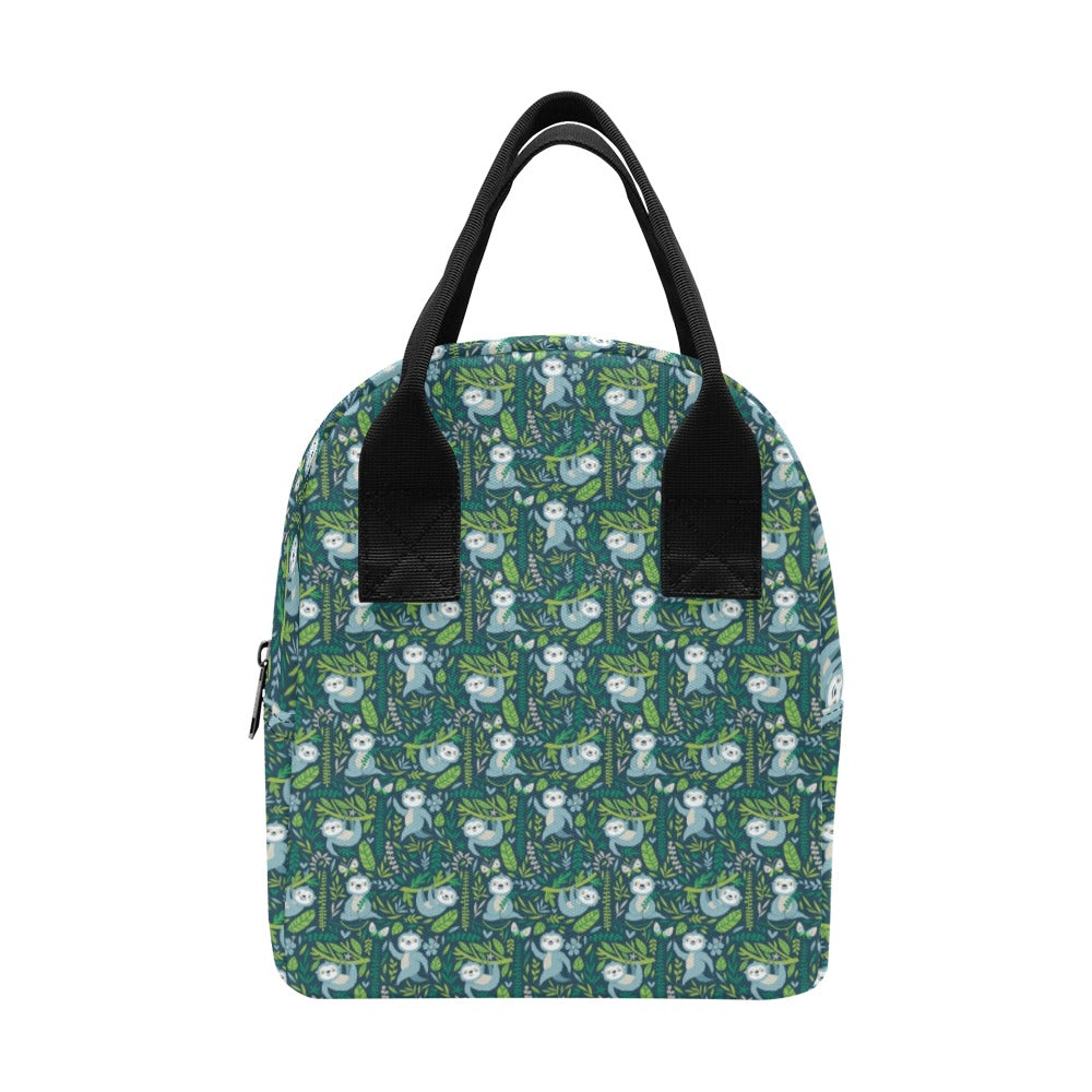 Sloth Print Design LKS304 Insulated Lunch Bag