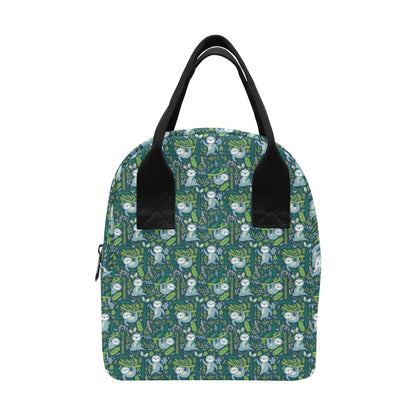 Sloth Print Design LKS304 Insulated Lunch Bag