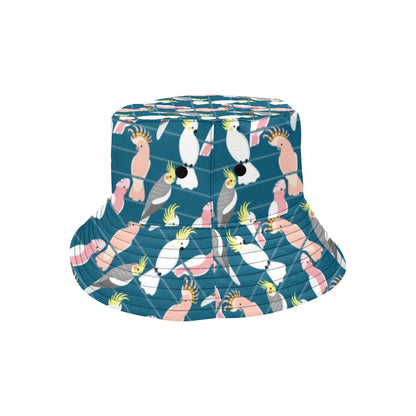 Cockatoo Print Design LKS401 Unisex Bucket Hat