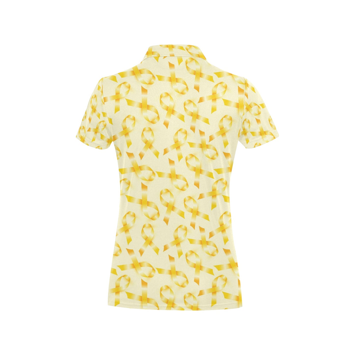 Childhood cancer Pattern Print Design 01 Women's Polo Shirt