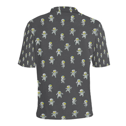 Mummy Print Design LKS305 Men Polo Shirt
