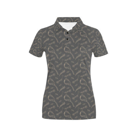 Steak Print Design LKS302 Women's Polo Shirt