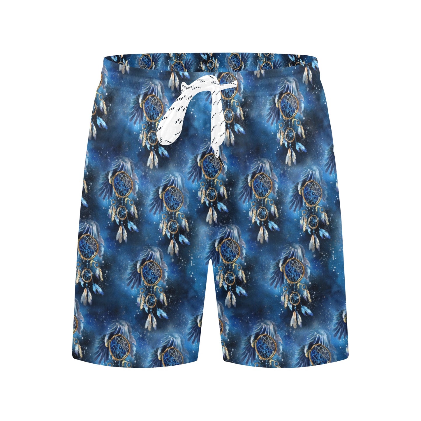 Eagles Dream Catcher Themed Men's Swim Trunks Beach Shorts