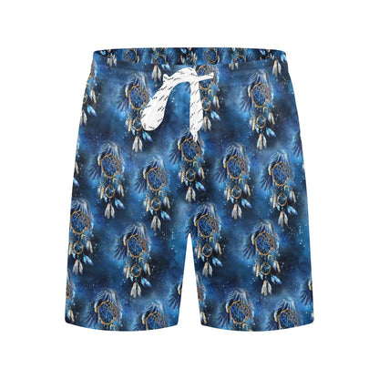 Eagles Dream Catcher Themed Men's Swim Trunks Beach Shorts