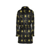 Sun Moon Print Design LKS304 Women's Fleece Robe