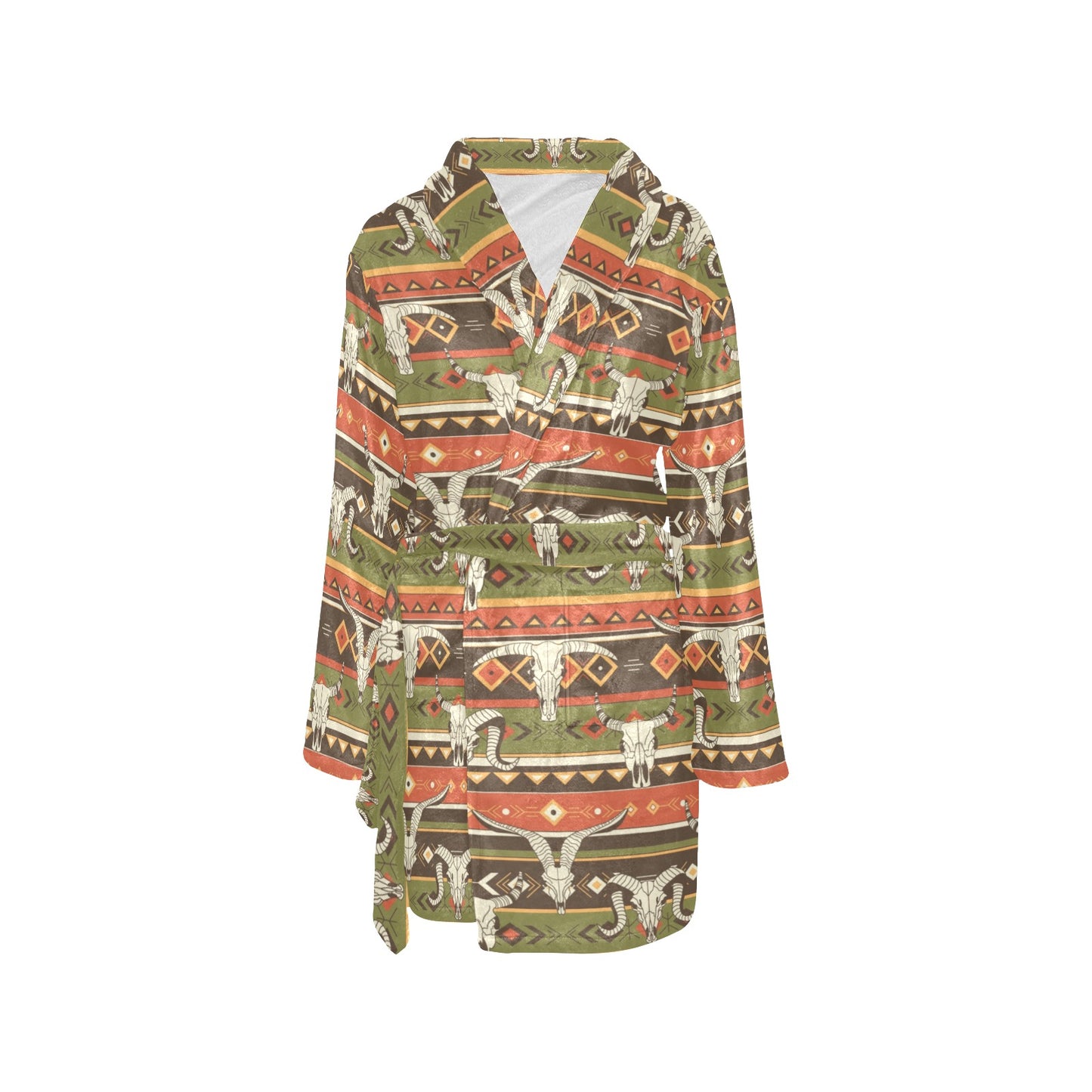 American indian Skull Animal Women's Fleece Robe