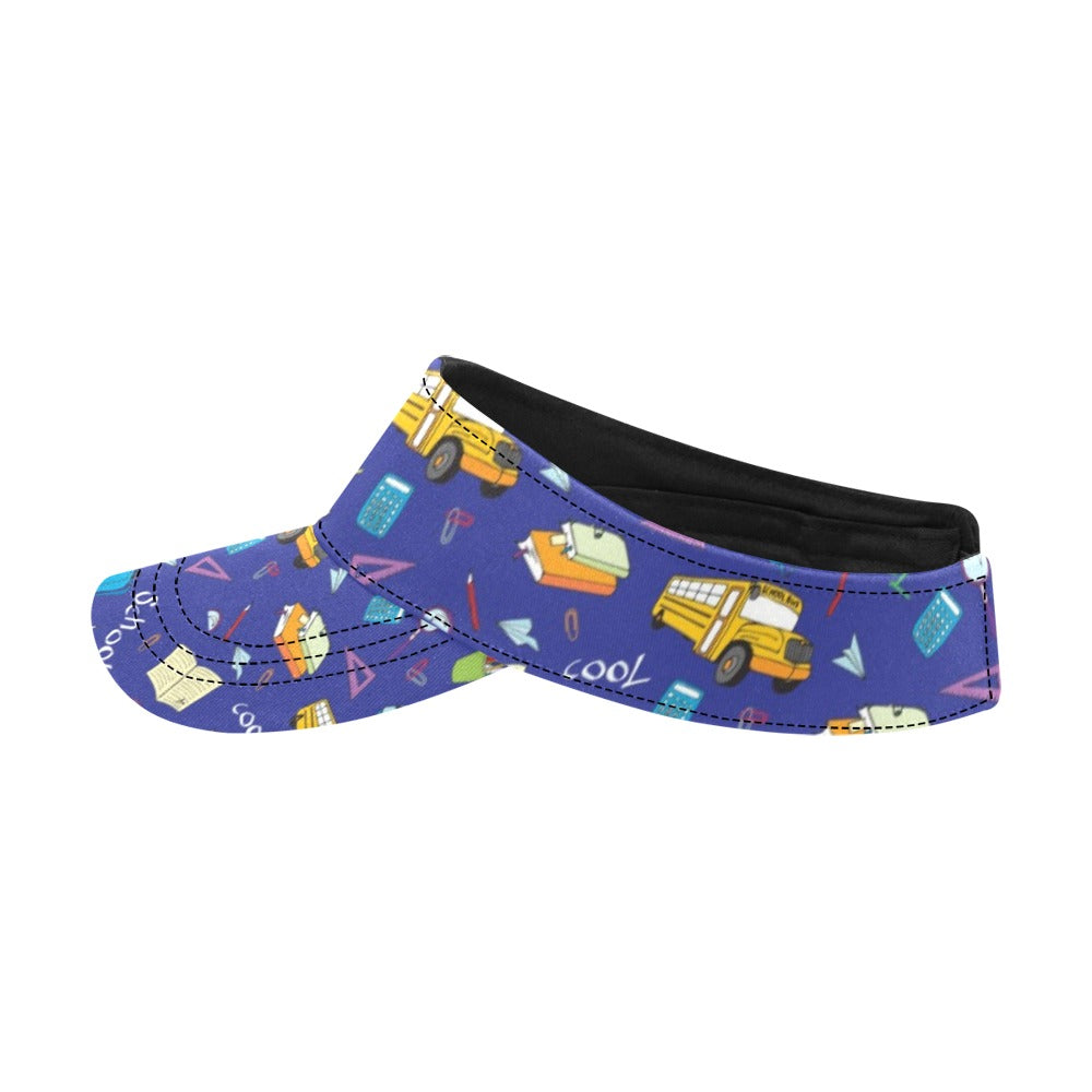 School Bus Print Design LKS307 Unisex Sun Visor