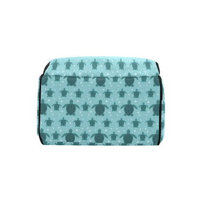 Sea Turtle Print Design LKS305 Diaper Bag Backpack
