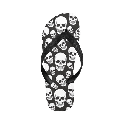 Skull Print Design LKS301 Flip Flops