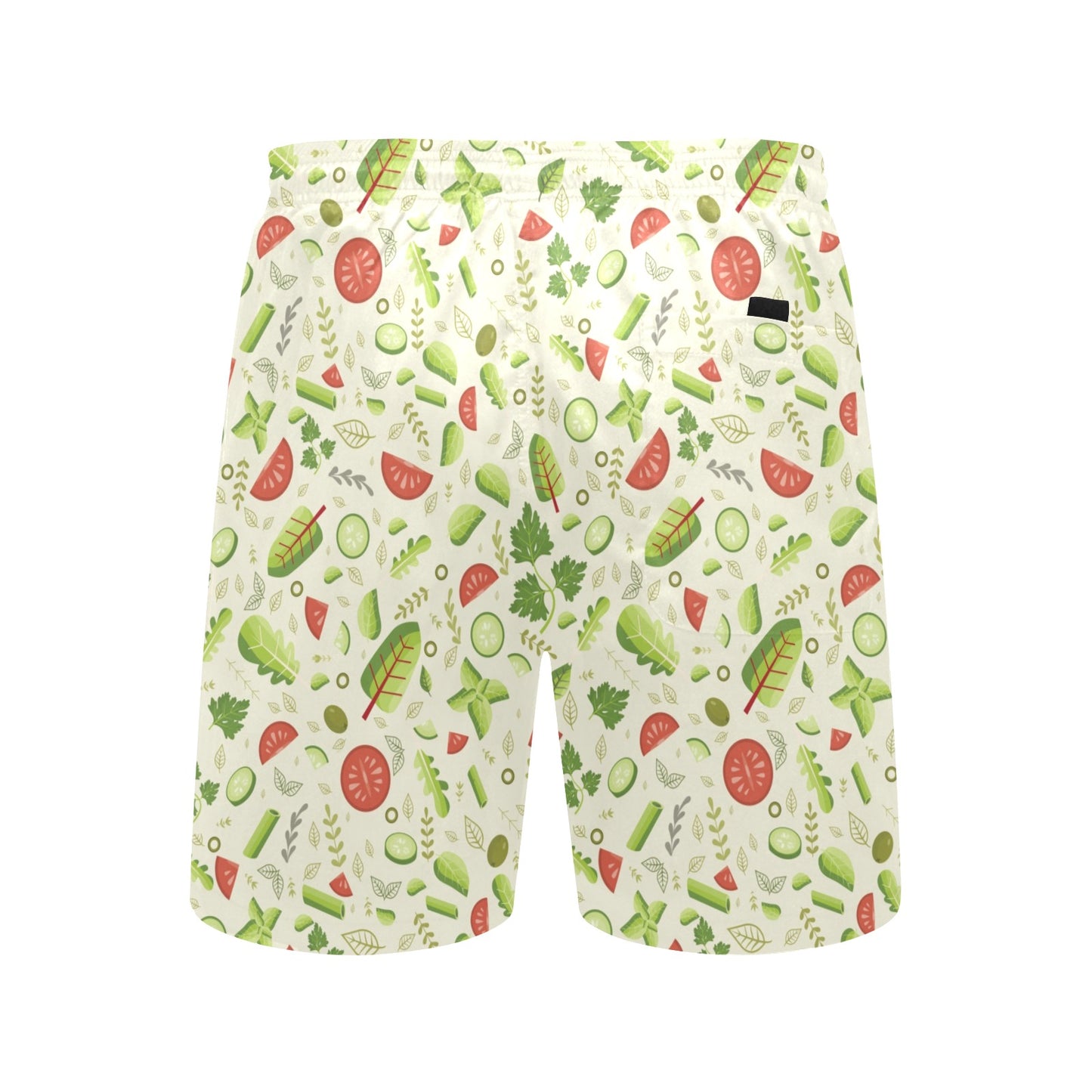 Salad Vegetable Print Design LKS302 Men's Swim Trunks Beach Shorts