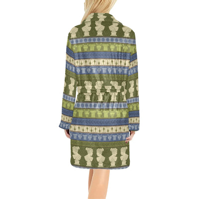 Ancient Greek Statue Print Design LKS301 Women's Fleece Robe