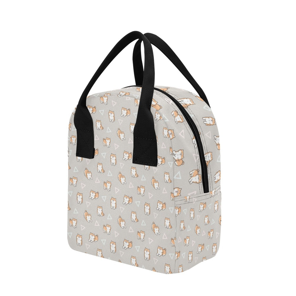 Shiba Inu Print Design LKS307 Insulated Lunch Bag
