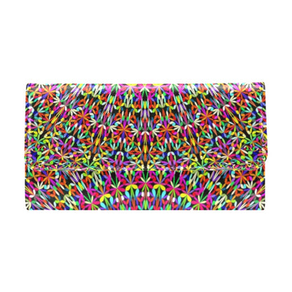 Bohemian Colorful Style Print Women's Trifold Wallet