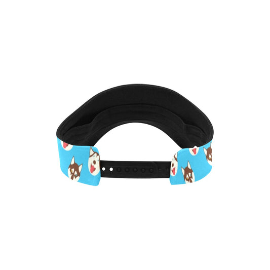 Siberian Huskies Print Design LKS306 Unisex Sun Visor