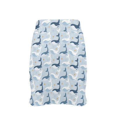 Whale Print Design LKS305 17" Golf & Pickleball Skort with Pockets