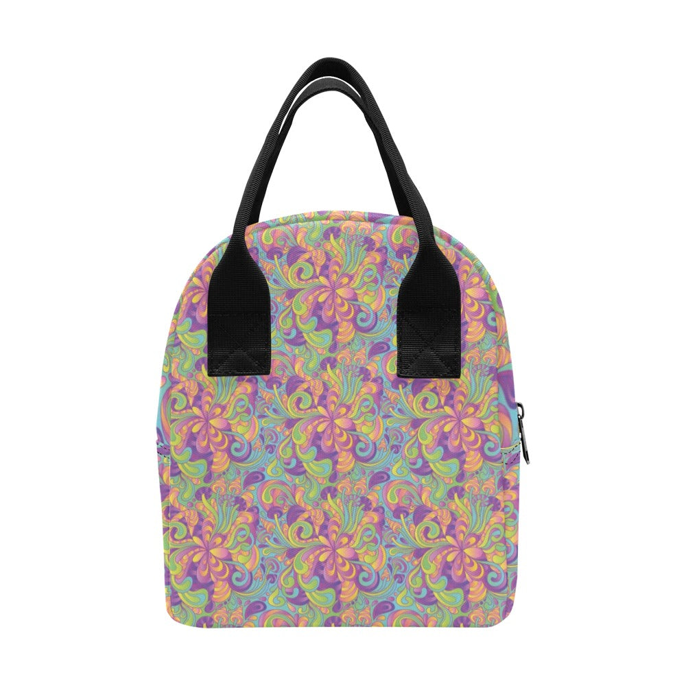 Trippy Print Design LKS306 Insulated Lunch Bag