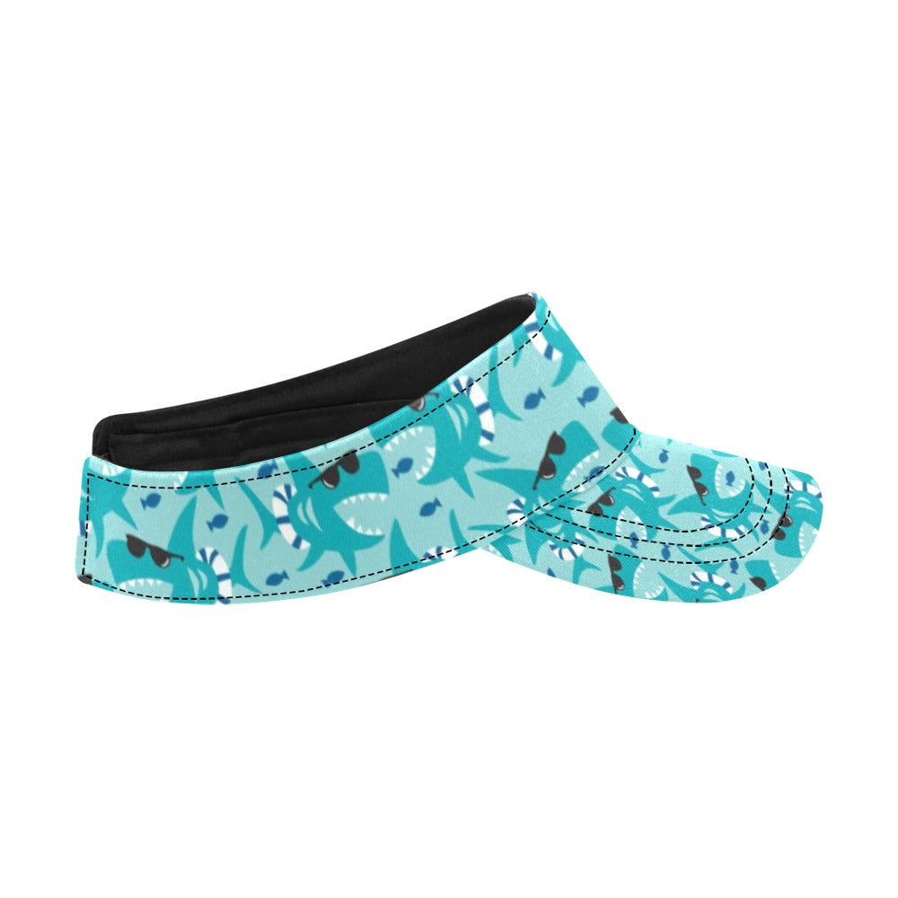 Shark Cute Print Design LKS302 Unisex Sun Visor