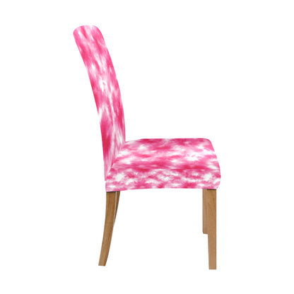 Tie Dye Pink Print Design LKS304 Dining Chair Slipcover