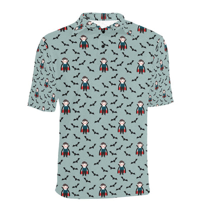 Vampire Print Design LKS304 Men Polo Shirt