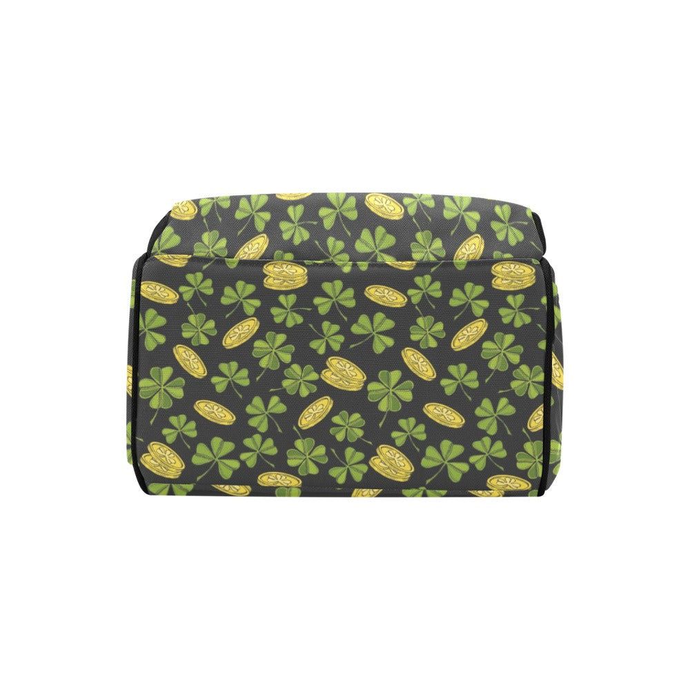 St Patricks Day Print Design LKS305 Diaper Bag Backpack