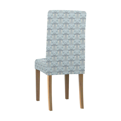 Walrus Print Design LKS402 Dining Chair Slipcover