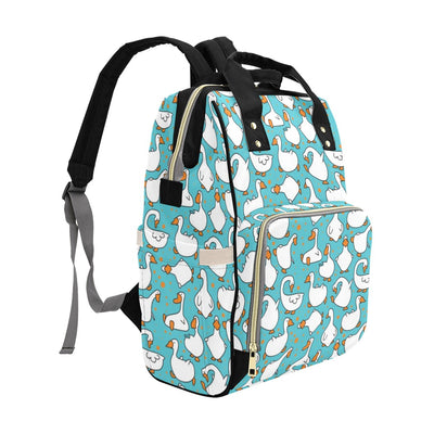 Goose Print Design LKS403 Diaper Bag Backpack