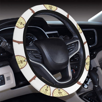 Banjo Print Design LKS402 Steering Wheel Cover with Elastic Edge