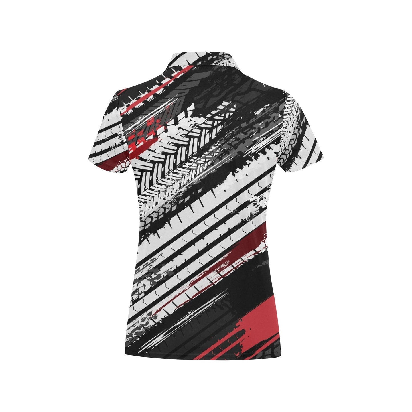 Racing Pattern Print Design A03 Women's Polo Shirt