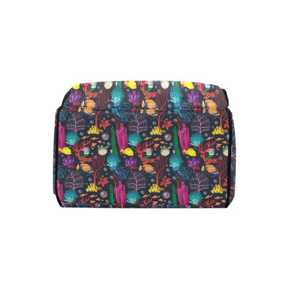 Underwater Cute Print Design LKS303 Diaper Bag Backpack