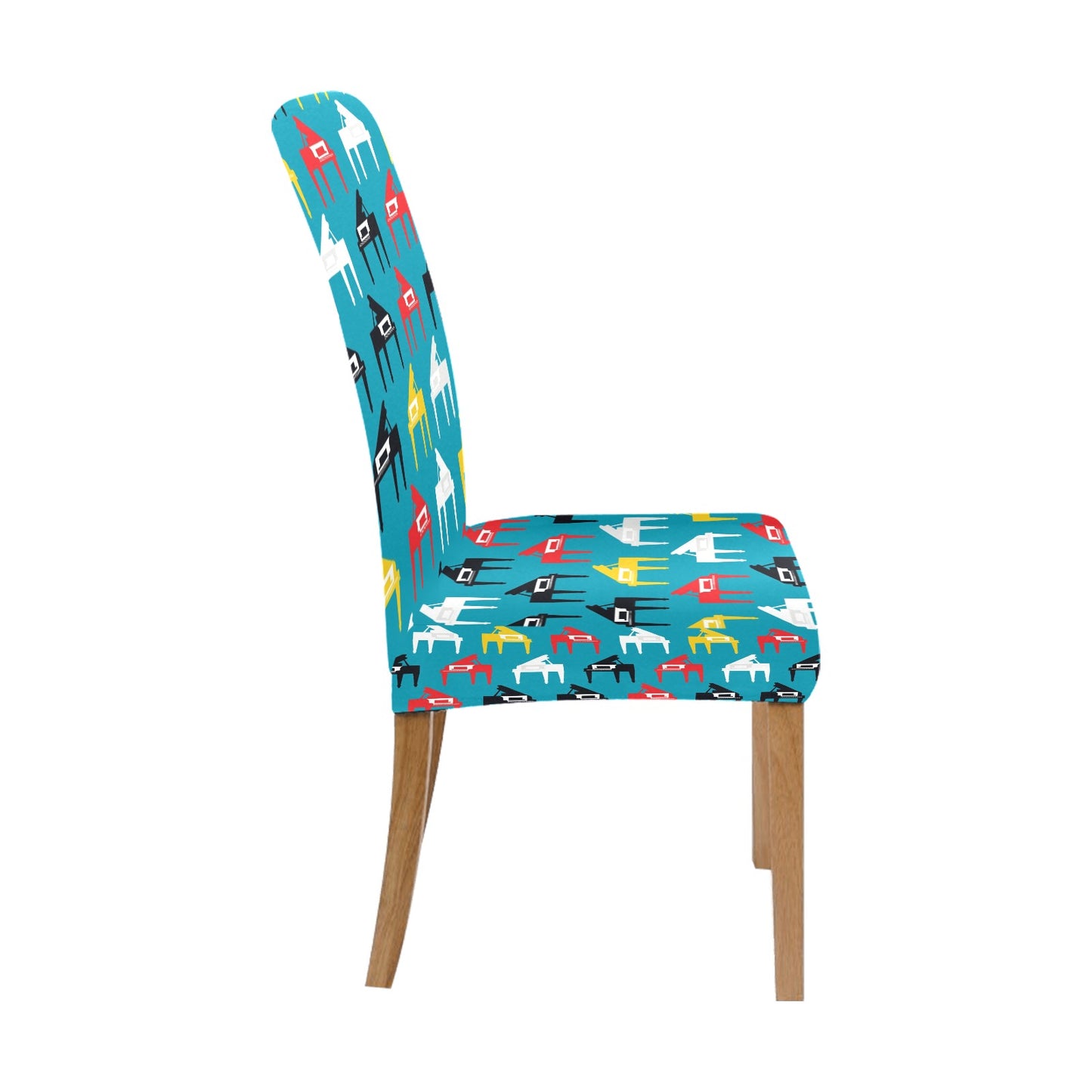 Piano Print Design LKS403 Dining Chair Slipcover