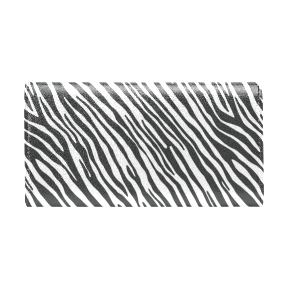 Zebra Classic Print Design LKS302 Women's Trifold Wallet