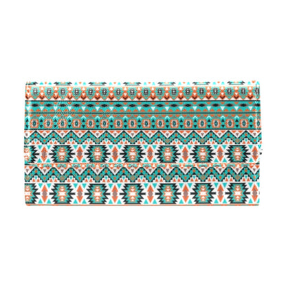 Indian Navajo Ethnic Themed Design Print Women's Trifold Wallet