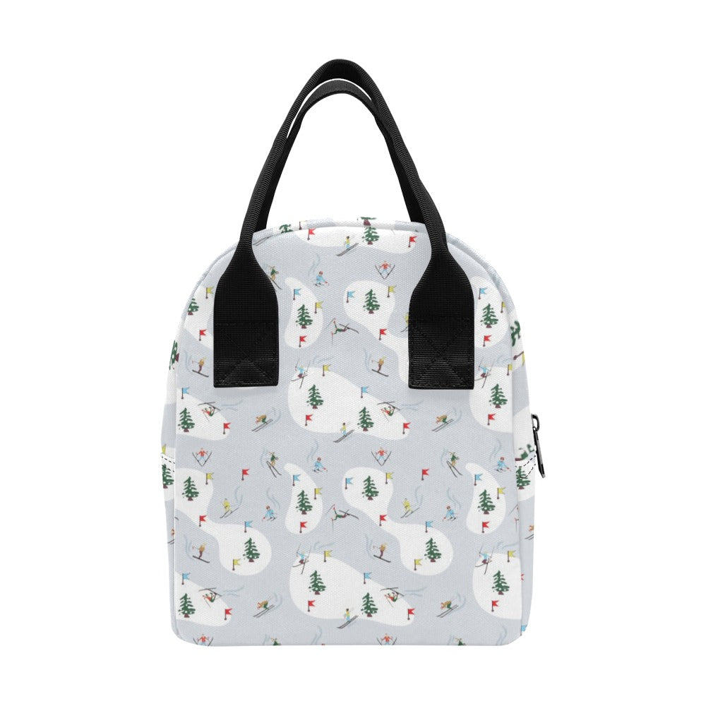 Ski Print Design LKS305 Insulated Lunch Bag