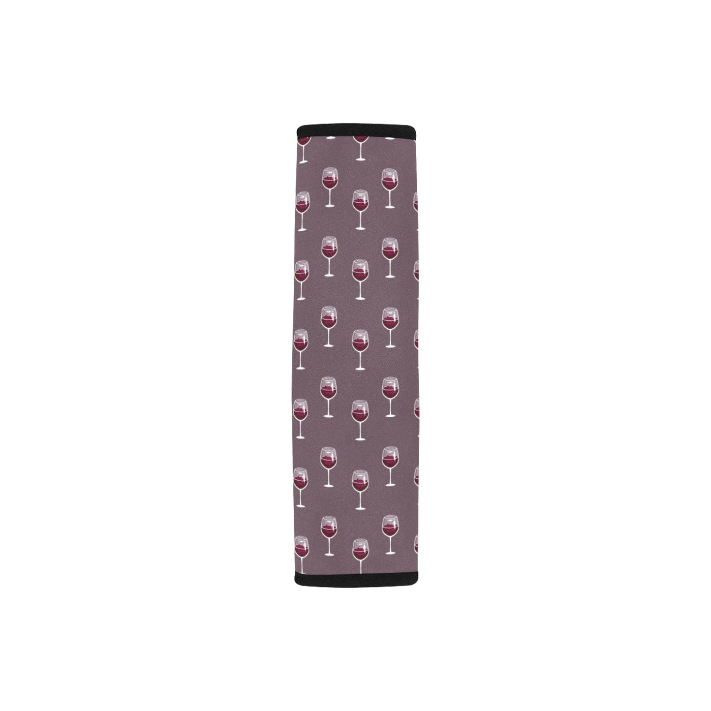 Wine Glass Pattern Print Design LKS305 Car Seat Belt Cover