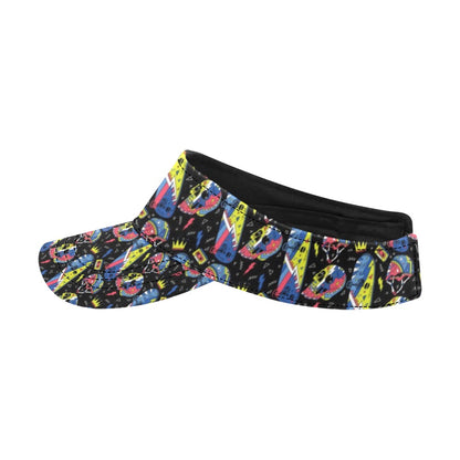 Skateboard Print Design LKS304 Unisex Sun Visor