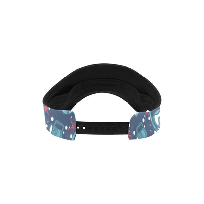 Scuba Equipment Print Design LKS302 Unisex Sun Visor
