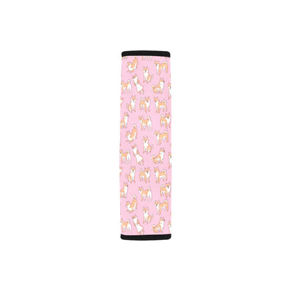 Shiba Inu Print Design LKS303 Car Seat Belt Cover