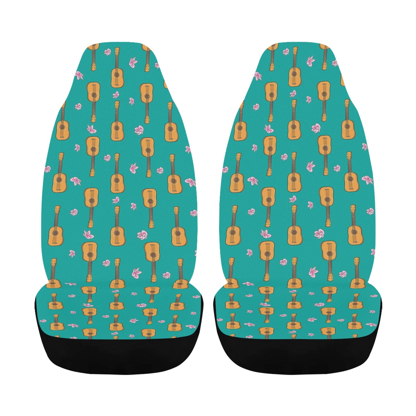 Ukulele Print Design LKS403 Car Seat Covers
