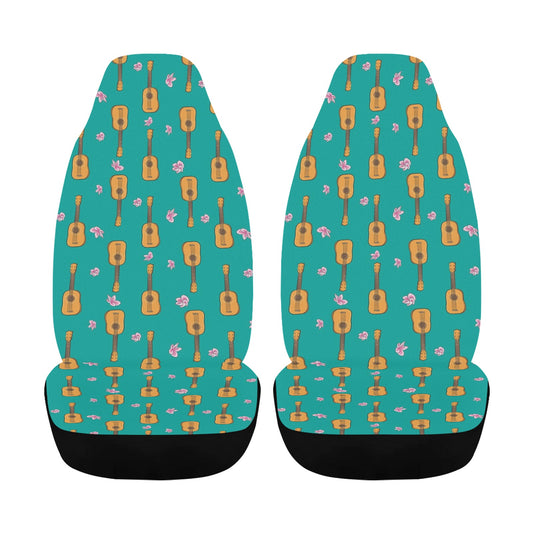 Ukulele Print Design LKS403 Car Seat Covers