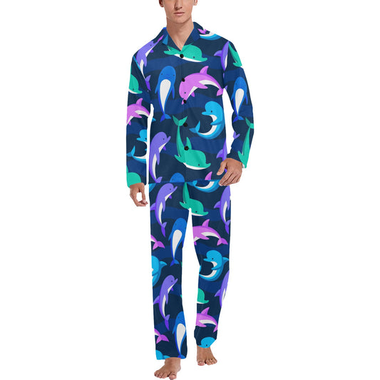 Dolphin Baby Men's Long Pajama Set