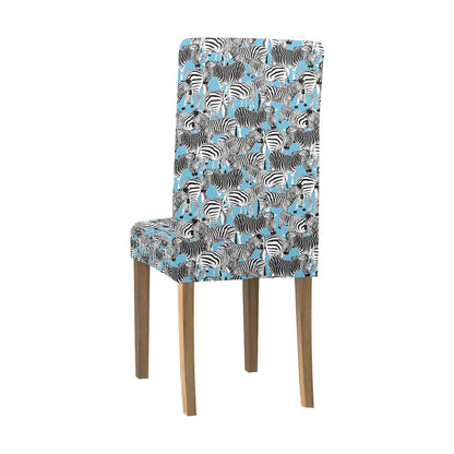 Zebra Print Design LKS305 Dining Chair Slipcover