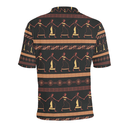 Ancient Greek Human Print Design LKS306 Men Polo Shirt