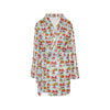 Santa Christmas Themed Print Design LKS303 Women's Fleece Robe