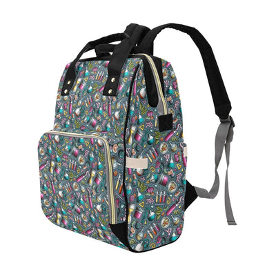 Science Print Design LKS304 Diaper Bag Backpack