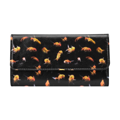 Goldfish Print Design LKS402 Women's Trifold Wallet