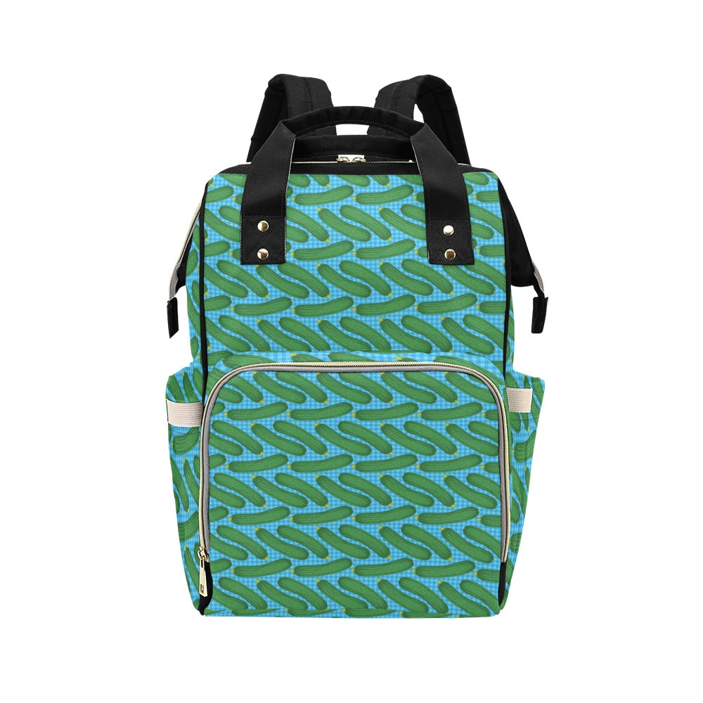 Zucchini Print Design LKS301 Diaper Bag Backpack